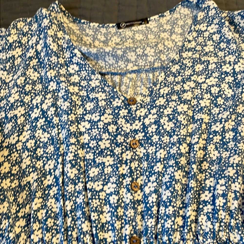 Pretty garden floral dress
